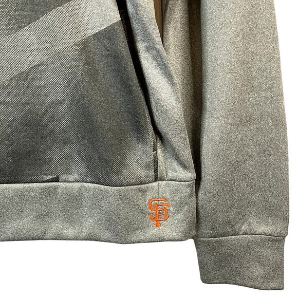 MLB San Francisco Giants Nike Dri-Fit Pullover Hoodie Gray Size Medium - Picture 3 of 6